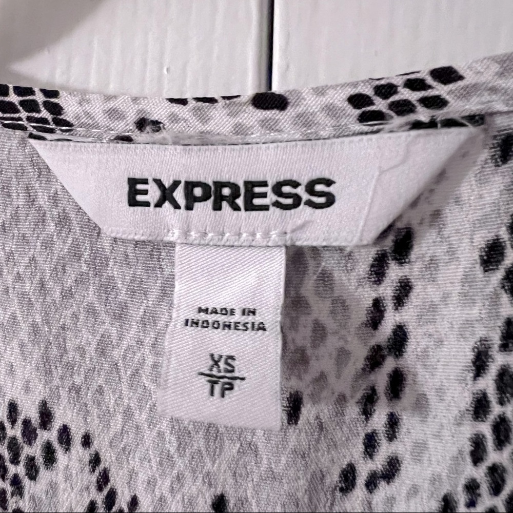 Snake Print Top from Express - Picture 5 of 5
